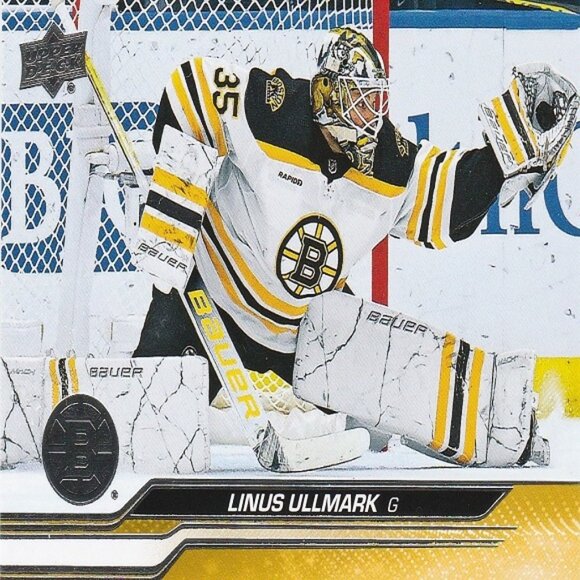 Linus Ullmark - 2023/2024 Upper Deck Series 2 Hockey Card - Picture 1 of 2